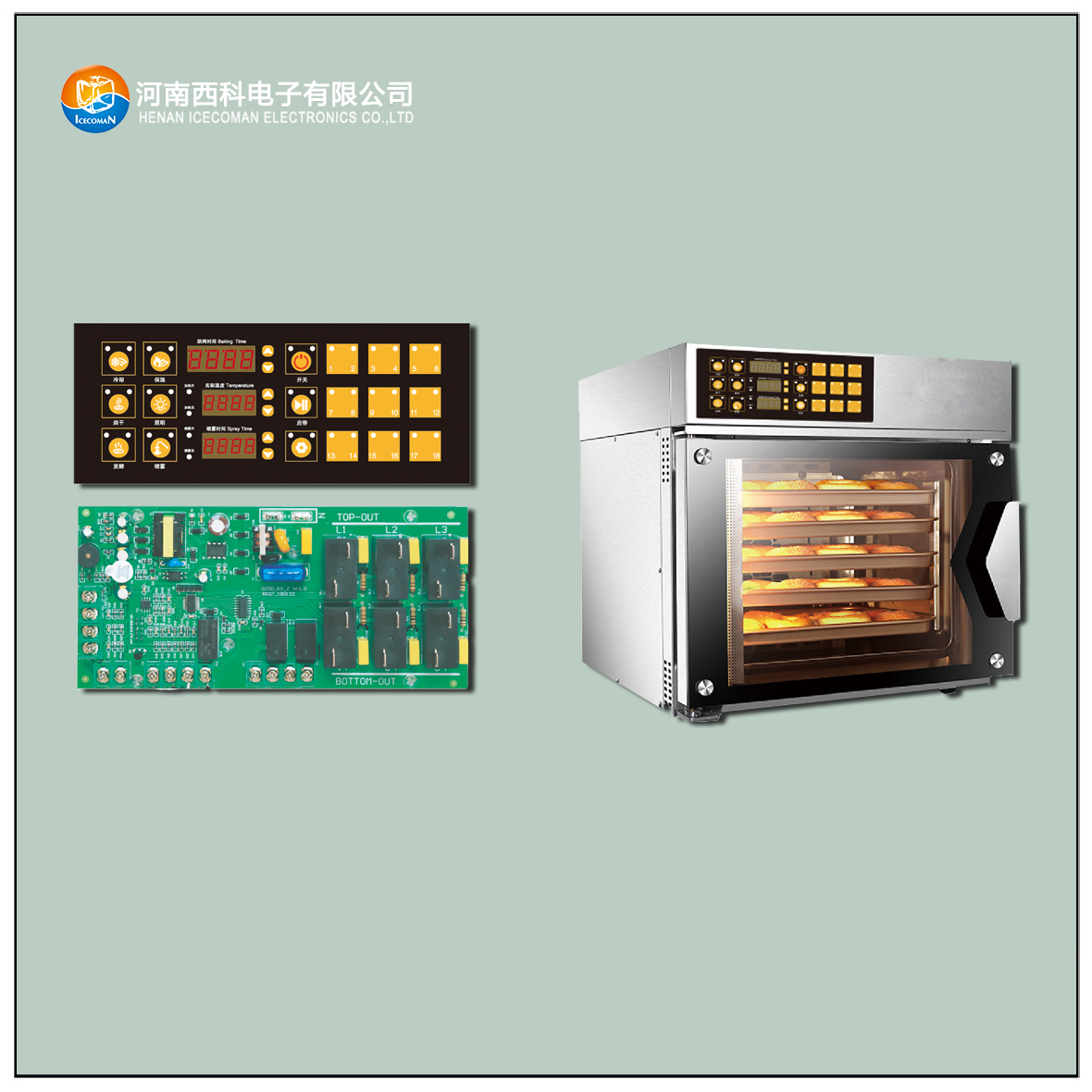 Hpkx-smg-b baking oven controller